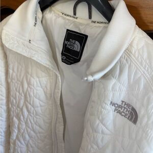 The North Face Women's Quilted White Ski Jacket